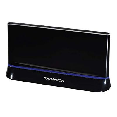 Thomson Antena de quarto para TV/rádio ANT1538 (HDTV/3D, DVB-T/DVB-T2, ativa, com amplificação de sinal, desempenho 45)