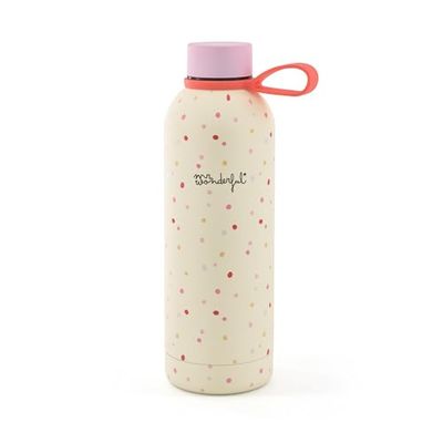 Mr. Wonderful Mr.Wonderful-Botella térmica-Topos de colores, multicolor (2506010269W0UN)