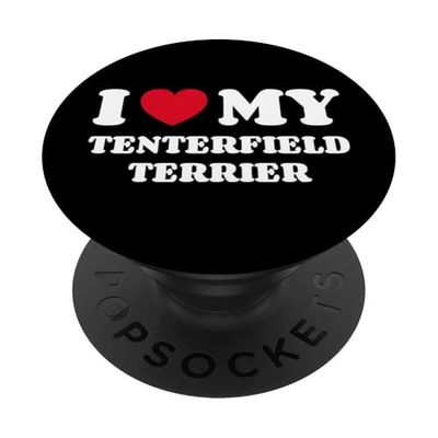 Tenterfield Terriers I Love My Tenterfield Terrier PopSockets Adhesive PopGrip