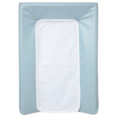MATELAS A LANGER LUXE + SERVIETTE BLEU/GRIS - 50X70CM