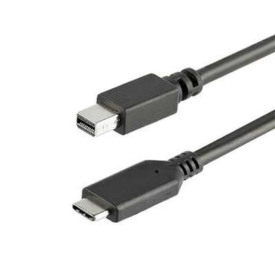StarTech.com Cable 1,8m USB-C a Mini DisplayPort - 4K 60Hz - Black - Adaptador USB 3.1 Tipo C a mDP (CDP2MDPMM6B)