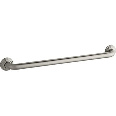 Kohler K-10542-BN Traditional 24-Inch Grab Bar, Vibrant Brushed Nickel