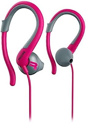 Philips ActionFit – Auricolari (Intraaural, aggancio, Fili, 10 – 22000 Hz, 1,2 m, 102dB Rosa)