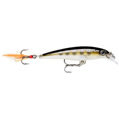 Rapala - Leurre de Pêche X-Rap - Matériel de Pêche d'Eau Douce - Leurre Pêche avec Profil 3D, Teaser Plumes et Brill - Profondeur de Nage 0.9-1.5m - 6cm / 4g - Fabriqué en Estonie - Muddler