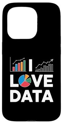 I Love Data Grafici Appassionato Custodia per iPhone 15 Pro