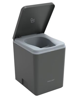 TRELINO Evo, Toilette sèches à séparation Unisex Adulto, Antracite L (33x39x43), Standard