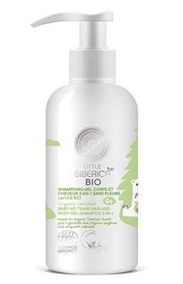 Natura Siberica Little Siberica. Organic certified Baby No Tears hair and body gel-shampoo 2-in-1, 250 ml