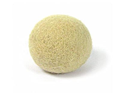 Feltro di lana palla beige diam. 25 mm. 30 u.