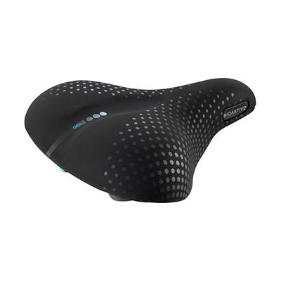 Selle San Marco unisex – vuxna BIOAKTIVE City Gel sadel, Black Suede, S