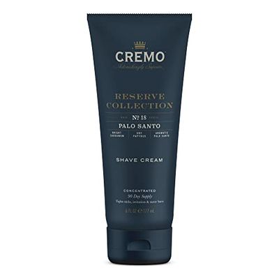 CREMO - Reserve Collection Palo Santo Concentrated Shave Cream For Men - Fights Razor Burns - 177ml