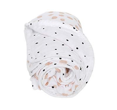 Motherhood katoenen mousseline babydeken, 2-laags, 95x110cm, voorgewassen, abrikoos