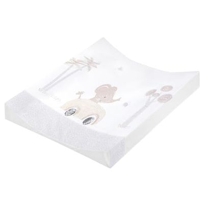Julius Zöllner® verschoningskussen voor baby's, 60 x 71 cm, zacht verschoningskussen, folie, waterdicht en afwasbaar, Made in Germany, Oeko-Tex Standard 100, safaritour