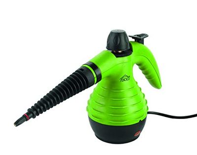 DCG Eltronic DR2815N Nettoyeur vapeur portable 0,25 L 900 W Noir Vert Vaporisateur 900-1050 W 3,2 bar 135 °C