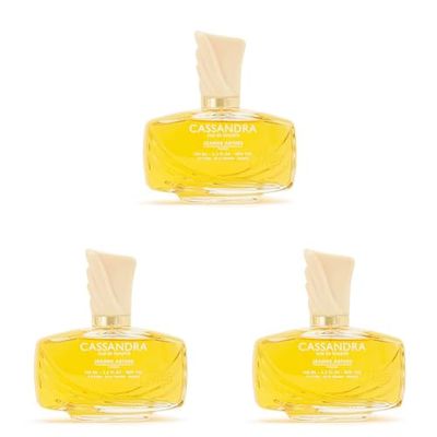 JEANNE ARTHES - Cassandra - Eau de Toilette - Parfum Femme - 100 ml - Fabriqué en France (Lot de 3)