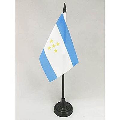 AZ FLAG Bandera de Mesa de TAHITÍ INDEPENDENTISTA 15x10cm - BANDERINA de DESPACHO Polinesia Francesa 10 x 15 cm