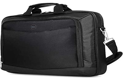 Dell Pro Lite 16 inch Business Case, Up to 16 inches, Water resistant, Padded handles and shoulder strap, Black