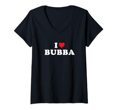 Mujer Bubba Nombre Gift I Heart Bubba I Love Bubba Camiseta Cuello V