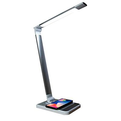InnJoo ILAMP ALMA Silver 1800 lumen 3 modi kleurtemperatuur 5 helderheidsniveaus 1 x USB 1 A draadloze oplader