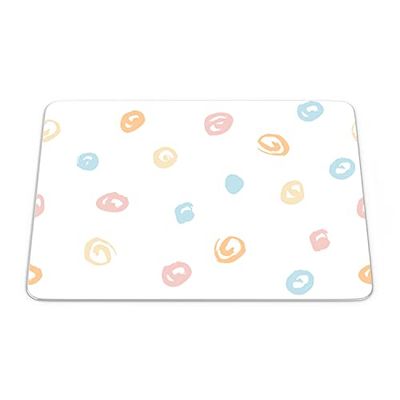 Bonamaison, Rechthoek digitaal bedrukte muismat, antislip onderkant, voor kantoor en thuis, afmetingen: 22x18 cm