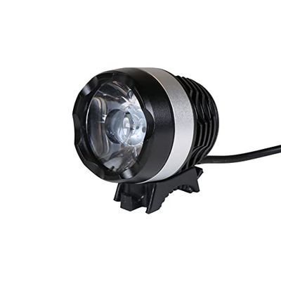 Dresco Unisex – Adultos XP-G LED Faros Delanteros con batería 500 lúmenes, Negro, 6,2 x 19,8 x 20,5