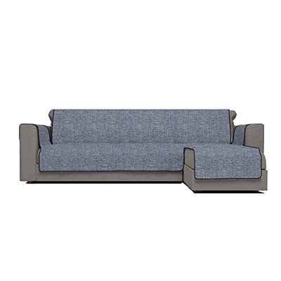 Halkfritt sofföverdrag "Comfort" med DX-halvön, Mörkblå, 190 cm