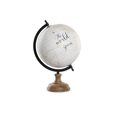 GLOBO TERRAQUEO PVC MANGO 20X20X33 LETRAS BLANCO