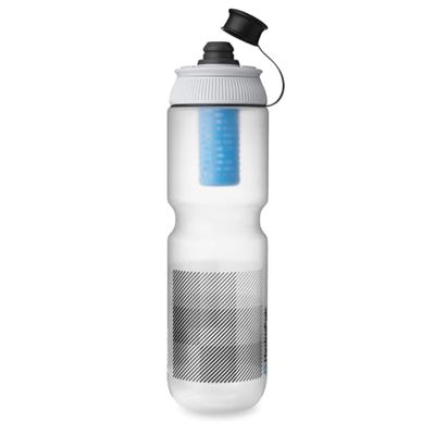 Borraccia HydraPak Breakaway+ con filtro (30 oz) - Borraccia da spremere per escursioni a piedi e in bicicletta, adatta a zaini e gabbie per biciclette - Trasparente