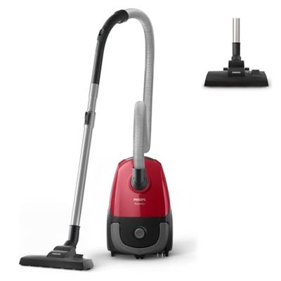 Philips Serie 2000 Aspirador con Bolsa - 900 W, con Filtro Allergy, Alcance de 9 m (FC8243/09)