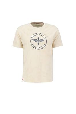 ALPHA INDUSTRIES Vintage Aviation T Färg 435-new Navy för Män Storlek XS, 435 EU, XS