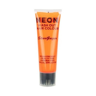 Stargazer Coloration Capillaire Fluorescente Temporaire Réactive aux UV Couleur Vive Orange