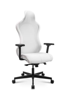 Topstar Sitness RS Sport Plus Continental Bureaustoel, gamingstoel, kunstleer, wit/wit, rode naad