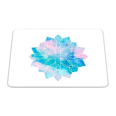 Bonamaison, Tapis de Souris Rectangle Imprimé Numériquement, Fond Antidérapant, pour Bureau et Maison, Taille: 22x18cm