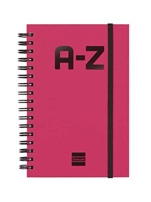 Alfabetische index. 8º (100x150 mm) Magenta.