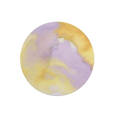Questo Casa, Ronde digitaal bedrukte muismat, antislip onderkant, voor kantoor en thuis, diameter: 22 cm