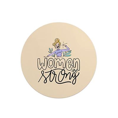 Questo Casa, Round Digital Printed Mouse Pad, Non-Slip Base, for Office and Home, Diameter:22cm