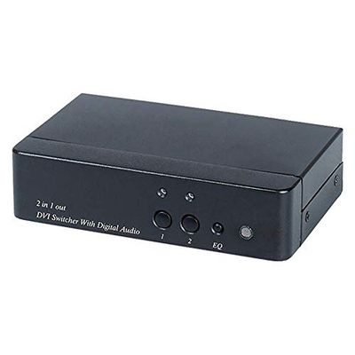 Cablematic - DVI e audio digitale di commutazione 2 porte DS02D