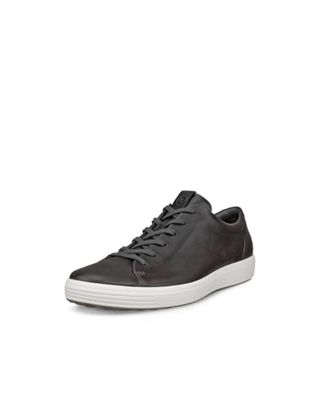 ECCO Men's Soft 7 Premier Sneaker, Magnet, 13-13.5