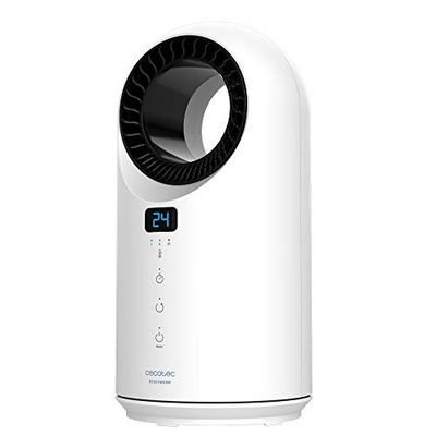 Cecotec Ready Warm 8200 Bladeloze verwarming met laag verbruik. Vermogen 1500 W, afstandsbediening, LED-display, aanraakbediening, 3 modi, 60 º oscillatie, timer, drievoudig beveiligingssysteem, 5370