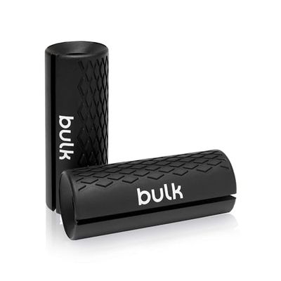 Bulk Poignées Épaisses, Haltérophilie, Grips épais pour haltères et barres, Thick Grips, Noire, Noir
