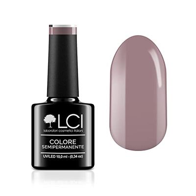 LCI Cosmetics Semi-Permanent Gel Ongles Vernis 10 ml, Gris Tourterelle