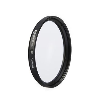 Amazon Basics 52 mm Circular UV Protection Filter for Clearer Pictures, Protects from Dust, Dirt and Scratches