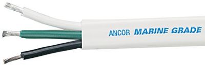 Ancor 639-131110 Marine Grade Cable Plano Tripolar Cobre Estañado, 5,26 mm2, 30,5 M