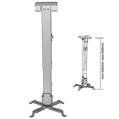 Maclean MC-581 Projector Mount 43-65cm 20kg Universal Ceiling Mount pour Projector