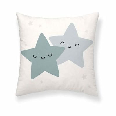 Kids&Cotton Nadir A Kussensloop, Blauw, 50 x 50 cm