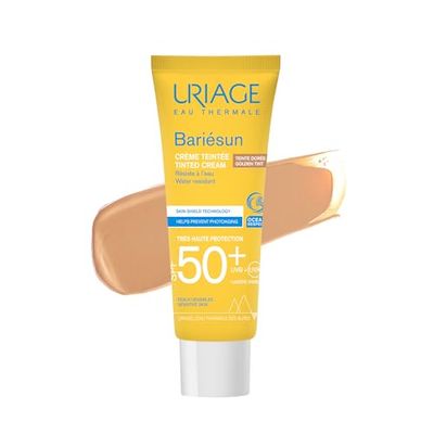 Uriage Bariéun - Krem Glamorise Złoty SPF50+ - Tuba 50ml