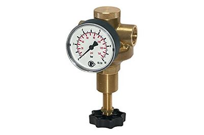 RIEGLER 101310-484.35 C tryckregulator för vatten, inklusive manometer, G 1/2, 0,5–10 bar, 1 st.