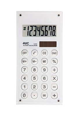 Calculatrice AVC 8 chiffres Big écran blanc