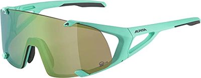 ALPINA Unisex - Vuxna, HAWKEYE S Q-LITE Sportglasögon, turquoise matt, One Size