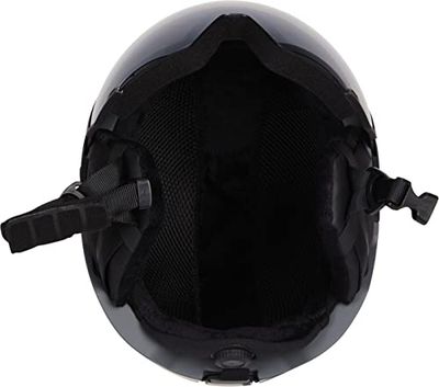 McKINLEY Mirror Casque de Ski pour Hommes, Gris Noir, M