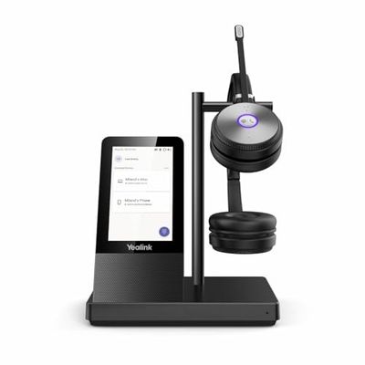 Yealink WH66 Duo DECT Casque sans Fil Noir